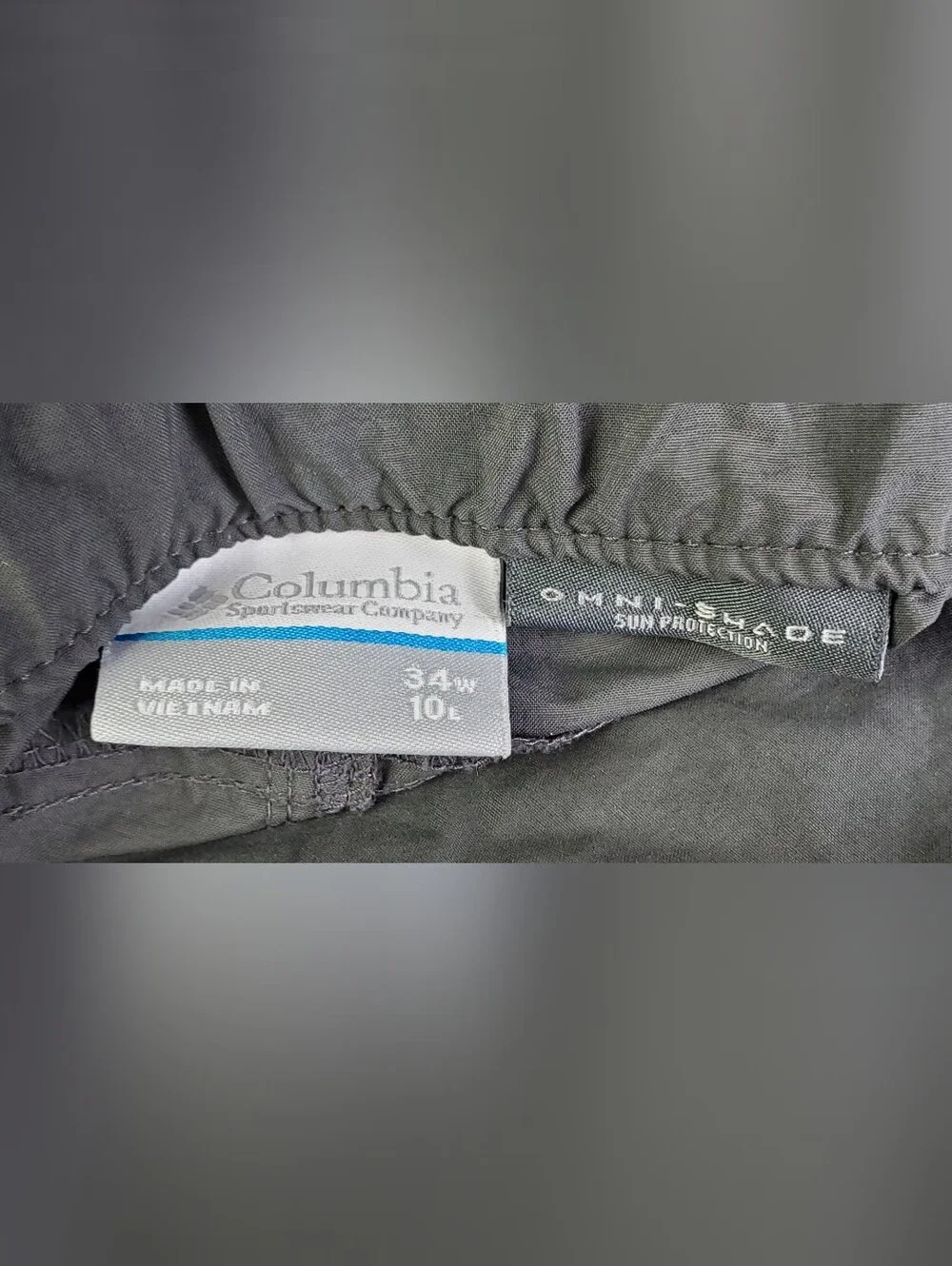 Columbia Omni-Shade Creek to Peak Nylon Hiking Shorts Gorpcore - Size 34 - EUC